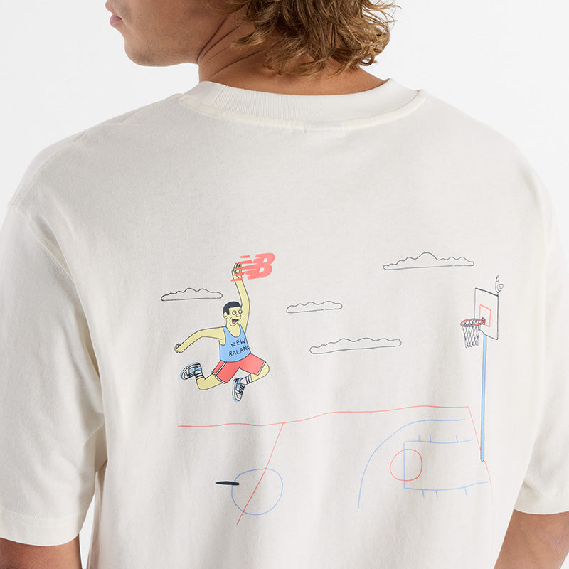 Athletics Hoops Cartoon T-Shirt