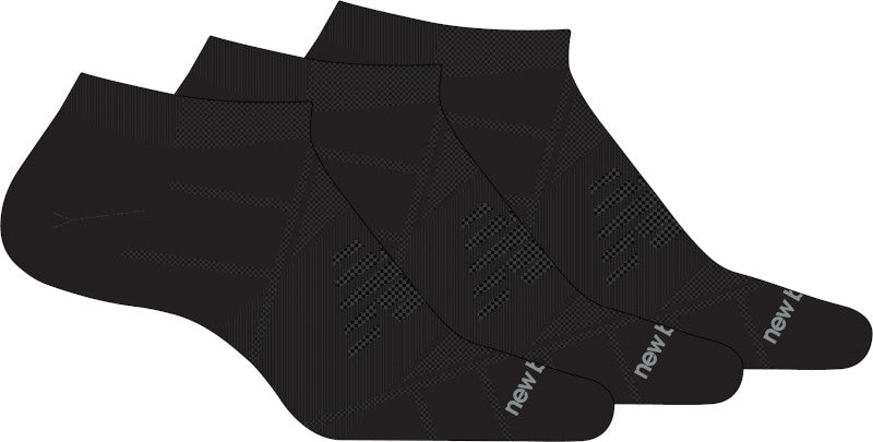 Flat Knit No Show Socks 3 Pack