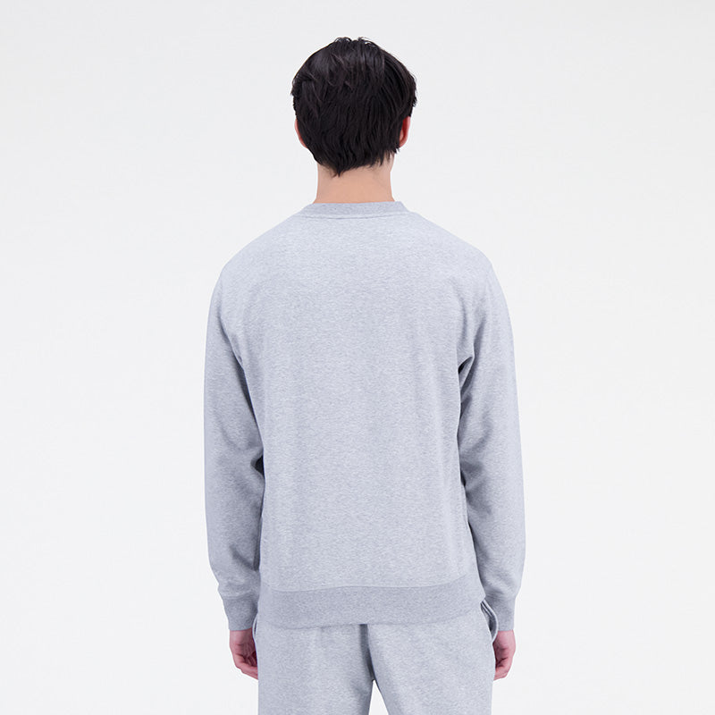 Essentials Stacked Logo French Terry Crewneck