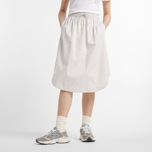 Twill Midi Skirt
