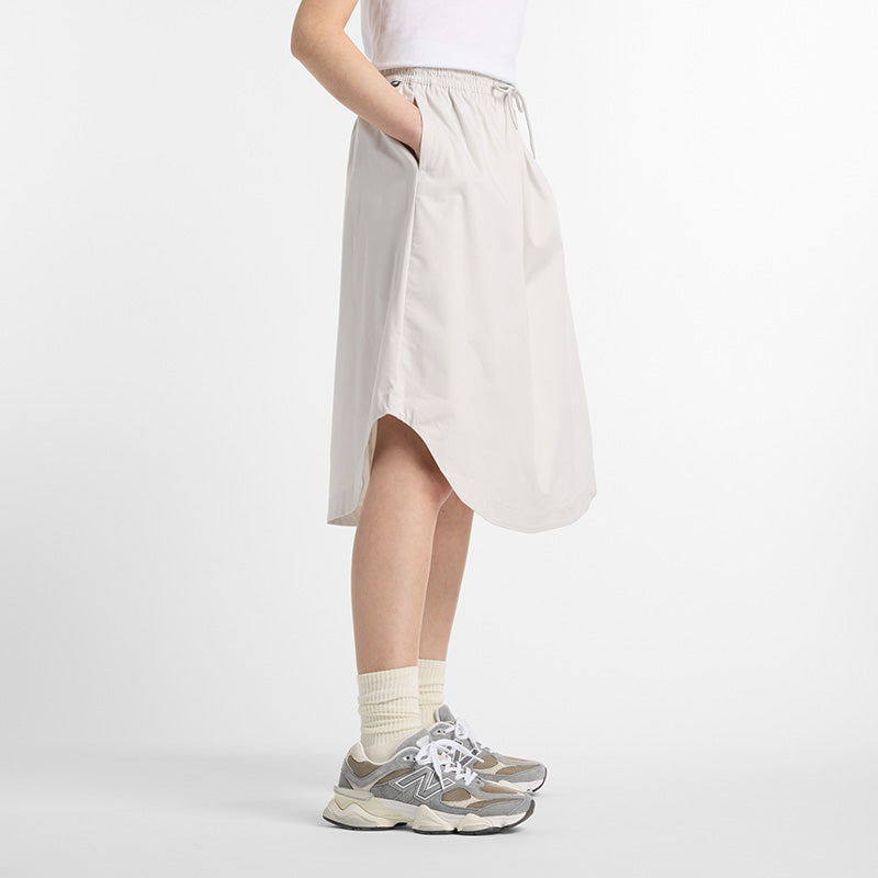 Twill Midi Skirt