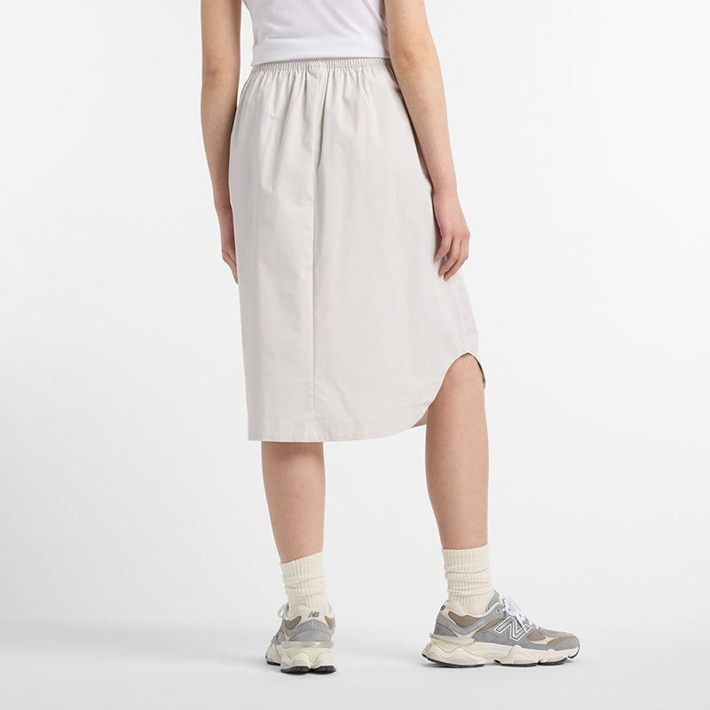 Twill Midi Skirt
