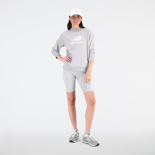 Essentials Stacked Logo French Terry Crewneck