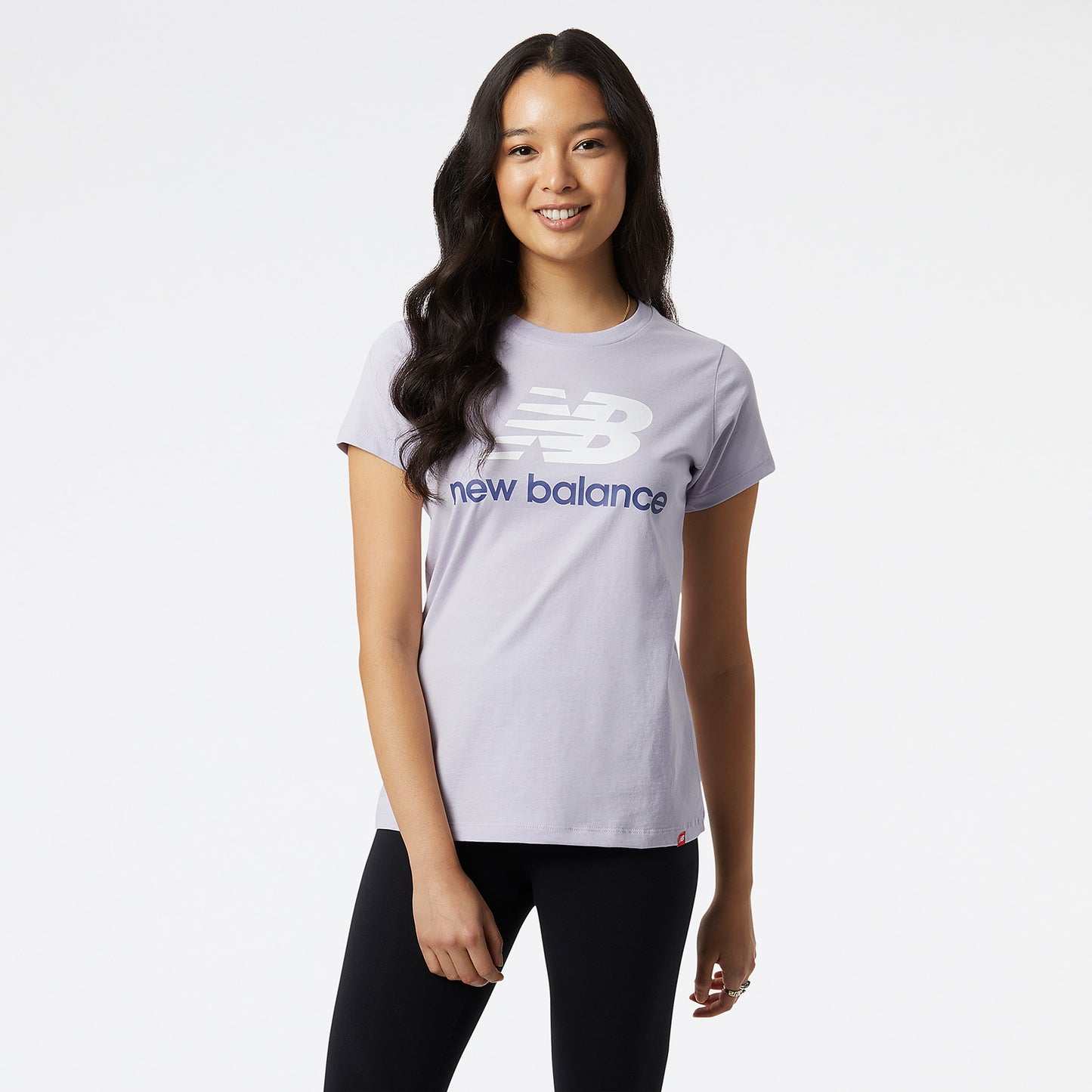 NB Essentials Stacked Logo Tee